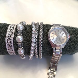 Watch and bracelet set